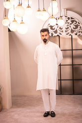 Dove White EC Kurta