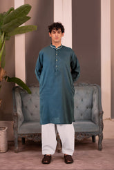 Olive Green with Pearl White Strip