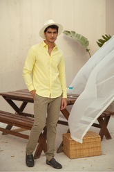 Lemon Collared Shirt