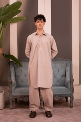 Cinamon Khaki Grey Suit